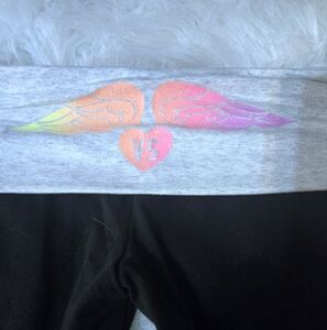 Victoria's Secret Black Boot Cut Pants with Gray Waistband